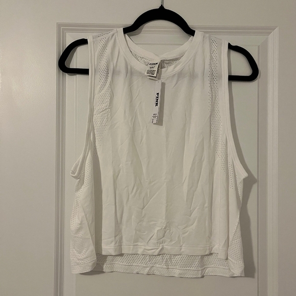 PINK Victoria's Secret Tops - Nike Women's White Muscle Tee